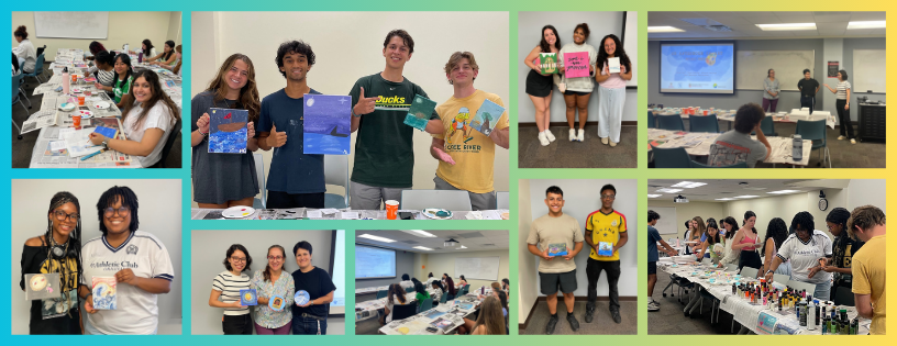 collage of students from An Afternoon of Art