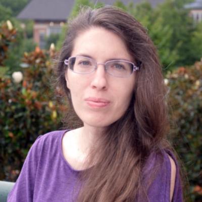 Image of student wearing a purple shirt